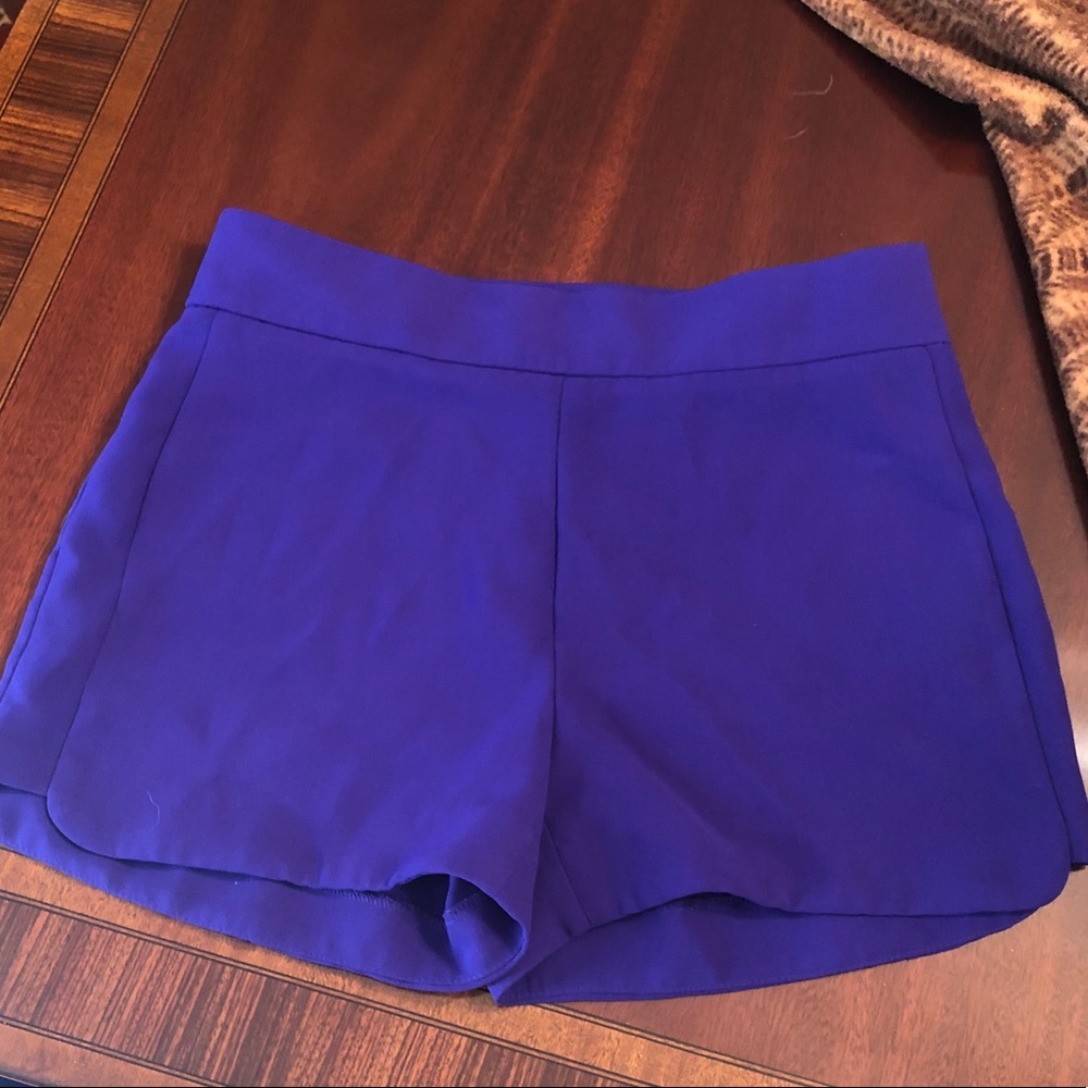 J Crew Purple Dress Shorts, size 00